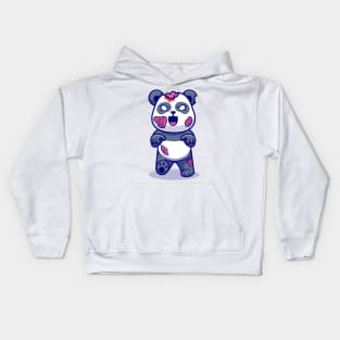 Cute Panda Zombie Cartoon Kids Hoodie